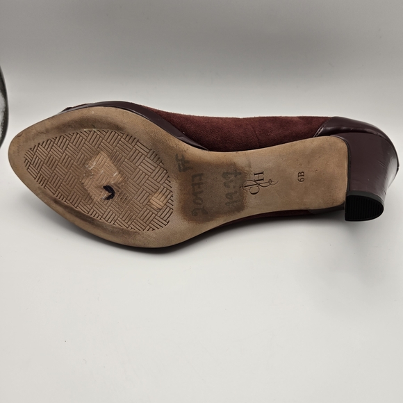 Cole Haan Maroon Suede Heels - Picture 13 of 14